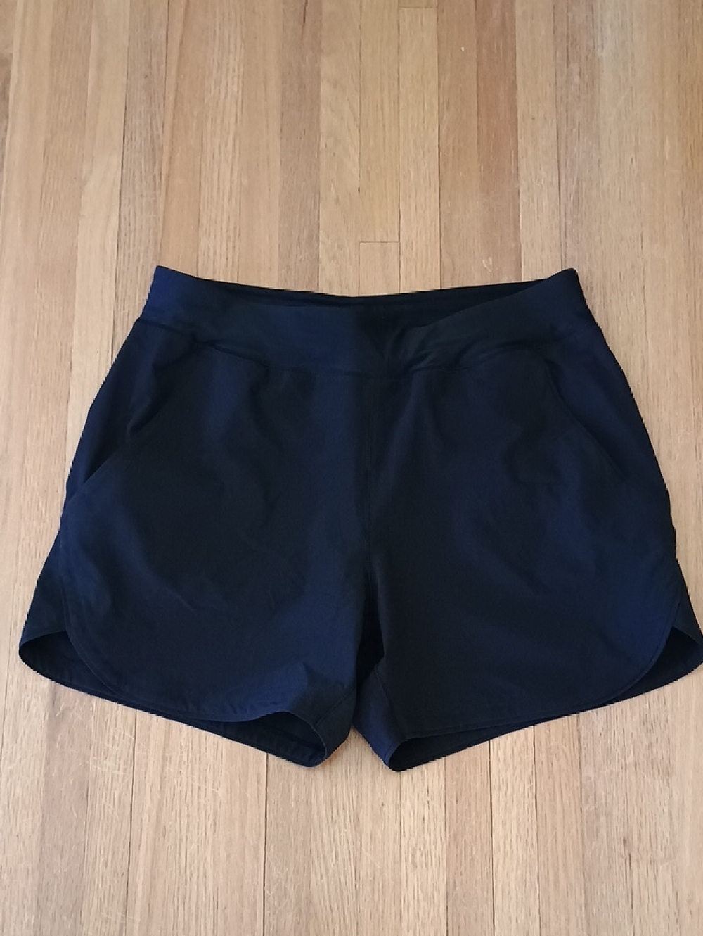 Lands' End Black Women's Athletic Shorts